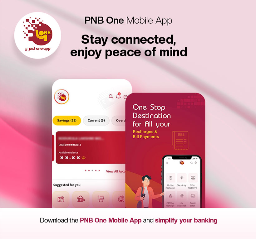                                 Download the PNB One Mobile App and simplify your Banking
