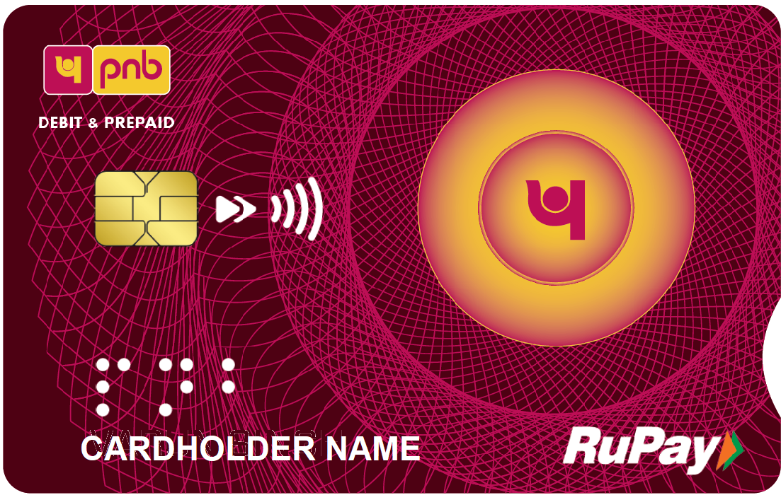RuPay PNB ANTAH DRISHTI Braille Debit Card