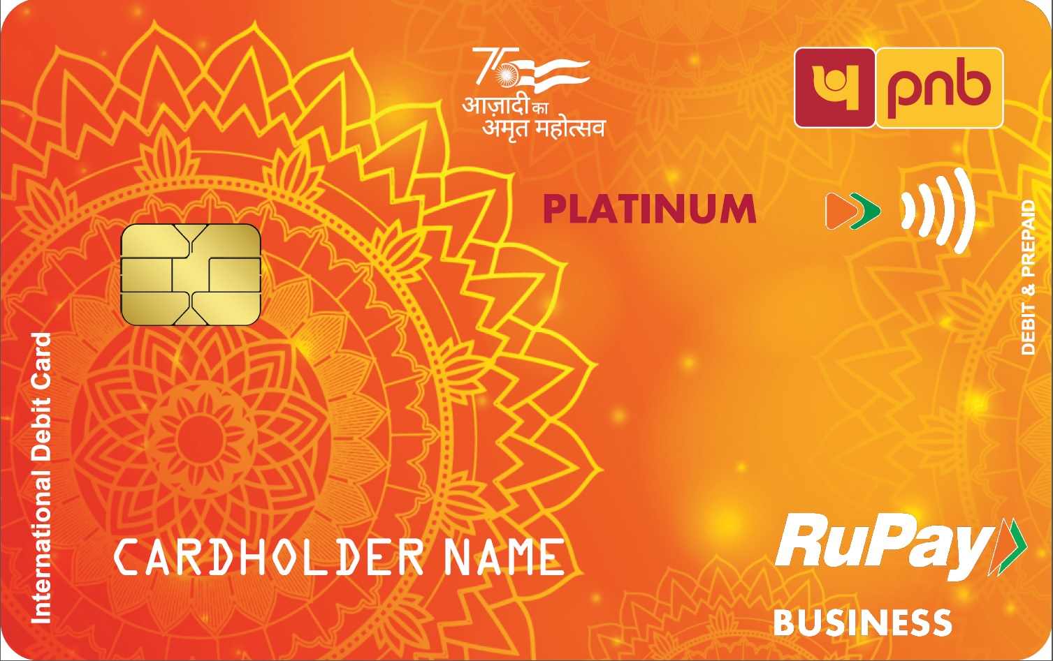 Rupay Business Platinum NCMC Debit Card